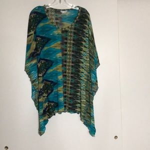 Elan Beach Swim Cover Kaftan